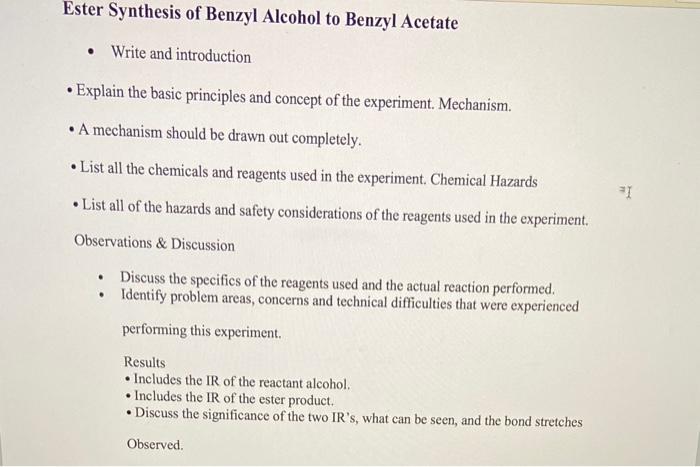 Solved Help I'm clueless. I need to create an ester | Chegg.com