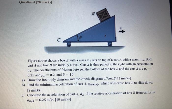 Solved Question 4 [20 marks] B GA A с Figure above shows a | Chegg.com
