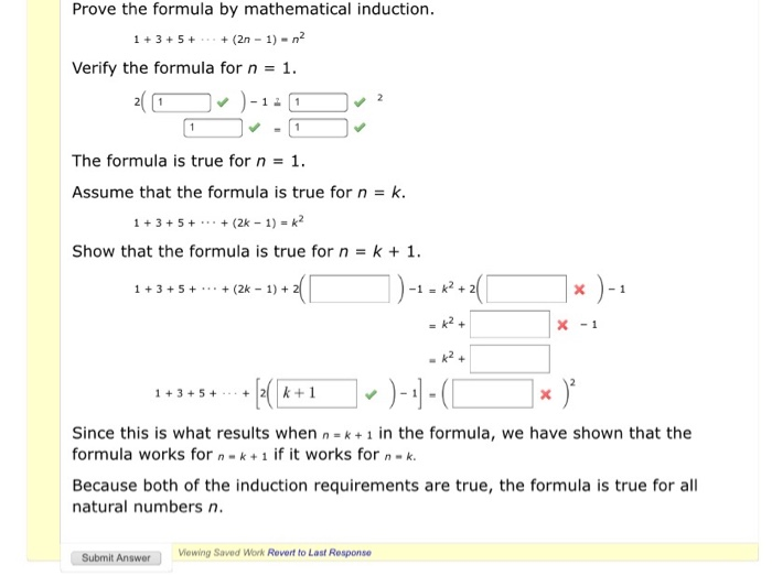 Solved Prove The Formula By Mathematical Induction 1 3 Chegg Com