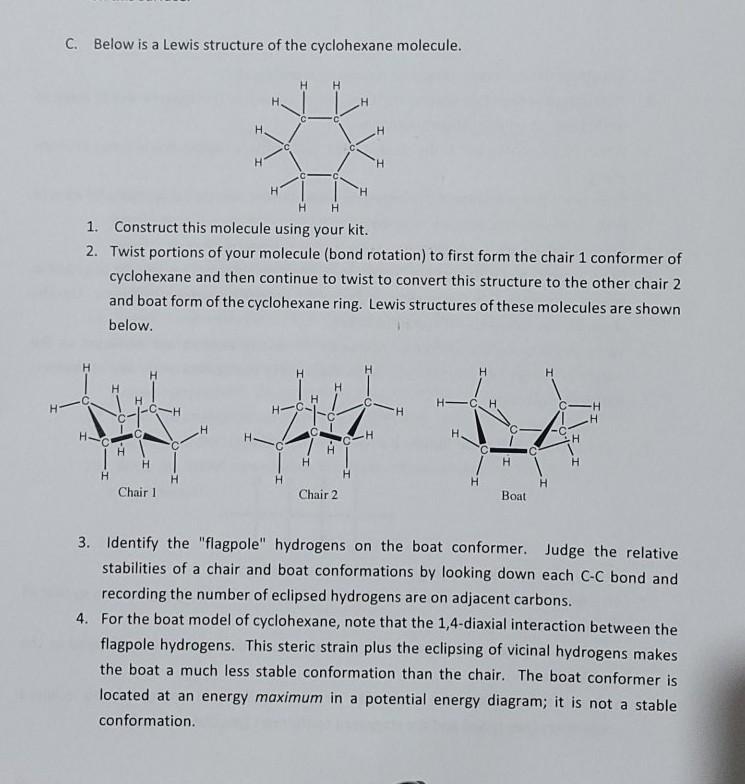 lewis structure of cyclohexane