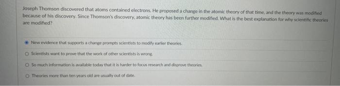 thomson scientist theory