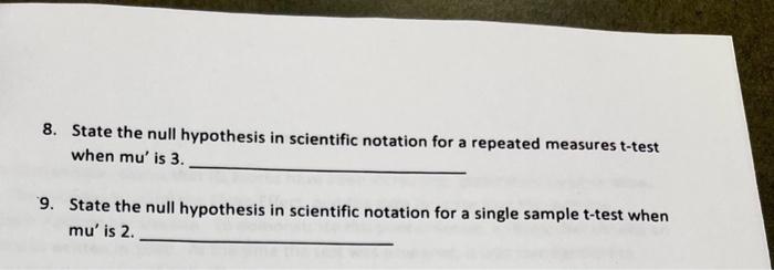 state a null hypothesis for the experiments shown in figure 3