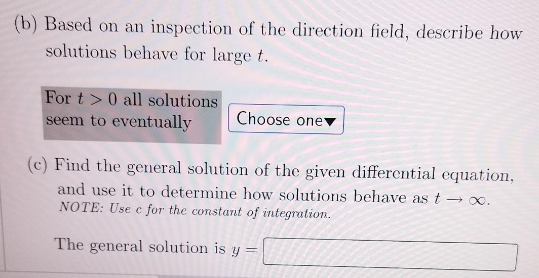 Solved Consider the differential equation ty' + 2y = | Chegg.com