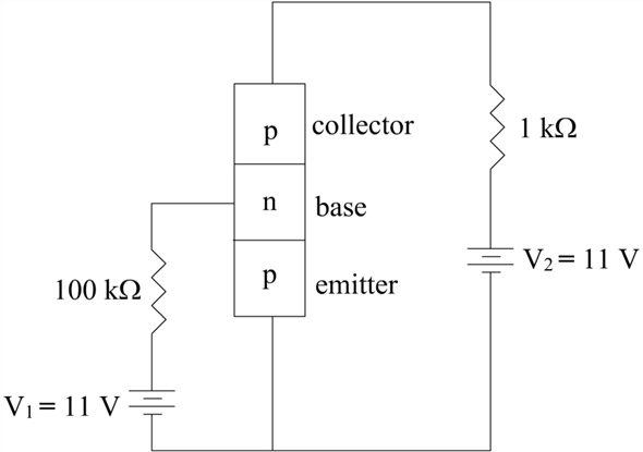 bjt transistor circuit to mix add multiply two frequencies