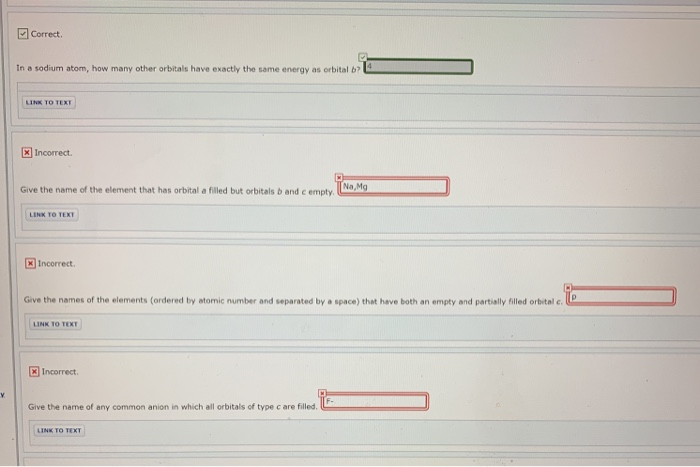 Solved Question 14 Consider the following three atomic | Chegg.com
