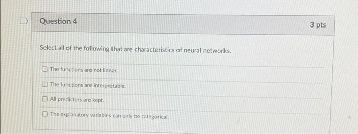 Solved Select all of the following that are characteristics | Chegg.com