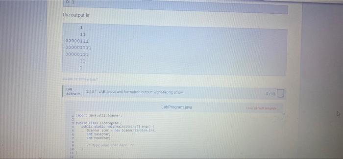 Solved In JAVA PLEASEGiven two integers for an arrowhead | Chegg.com