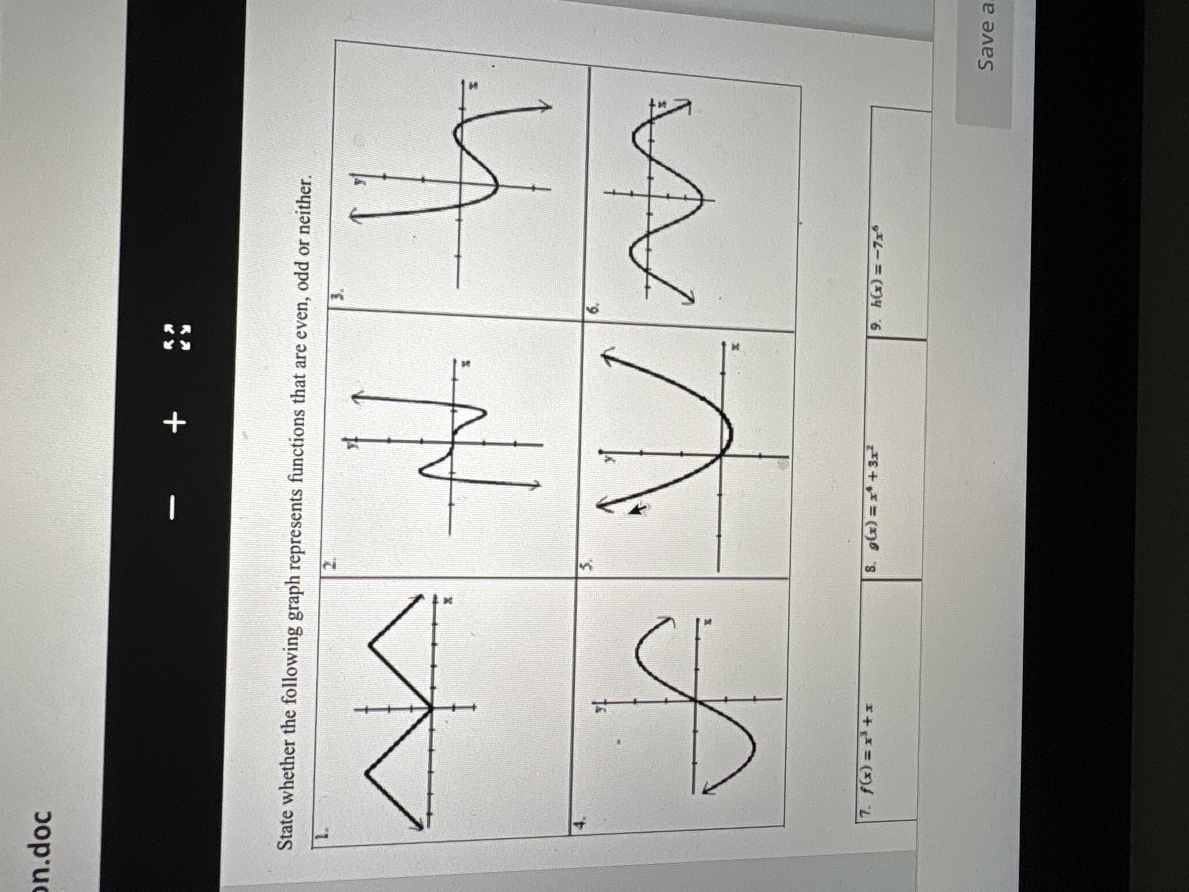Solved State whether the following graph represents | Chegg.com