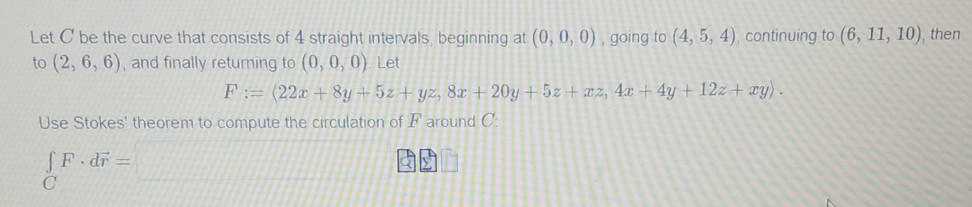 Solved Let C Be The Curve That Consists Of 4 Straight | Chegg.com