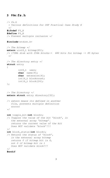 Solved Practical Case Study E Operating Systems Programming | Chegg.com