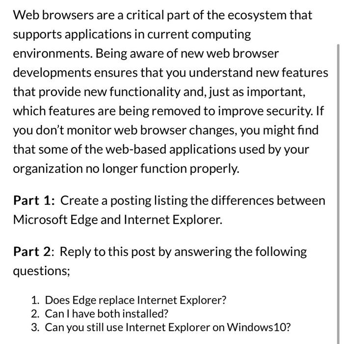 Microsoft Edge Taking Place of Internet Explorer on University, URMC  Computers - News - University IT