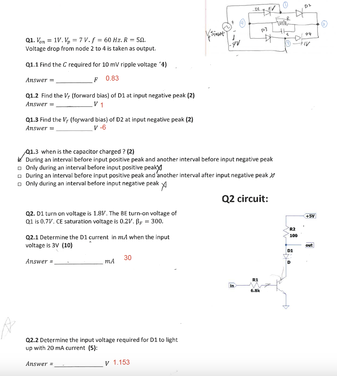 Solved Please explain the calculations behind the answers in | Chegg.com