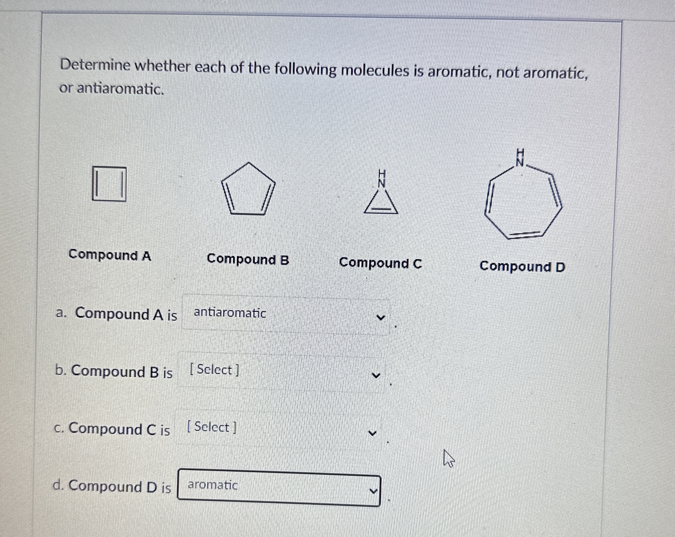 Solved Determine whether each of the following molecules is | Chegg.com