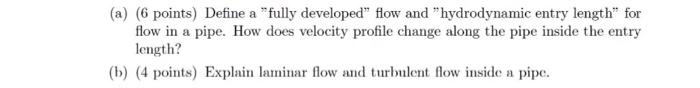 Solved (a) (6 points) Define a 