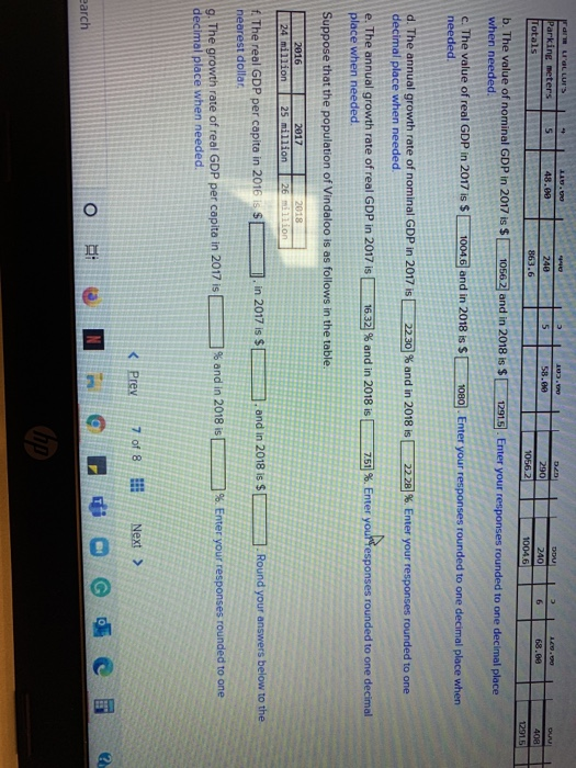 Solved Check The data in the table below show the total | Chegg.com