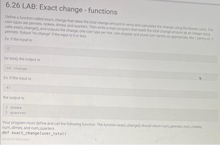 solved-6-26-lab-exact-change-functions-define-a-function-chegg