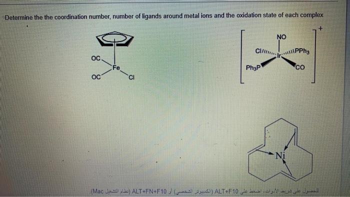 Solved Determine the the coordination number, number of | Chegg.com
