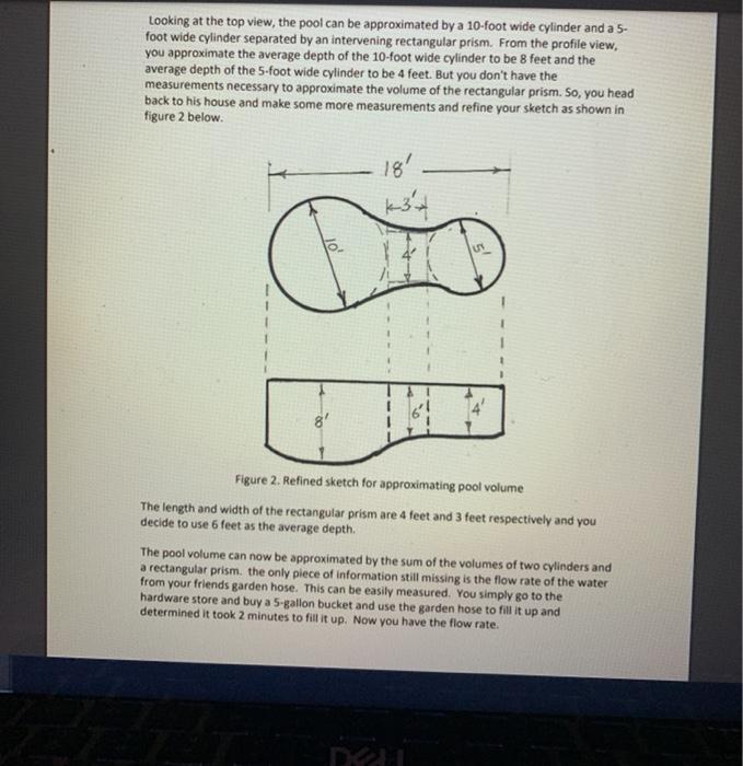 Solved Problem 1: Swimming Pool Problem Your friend has just | Chegg.com