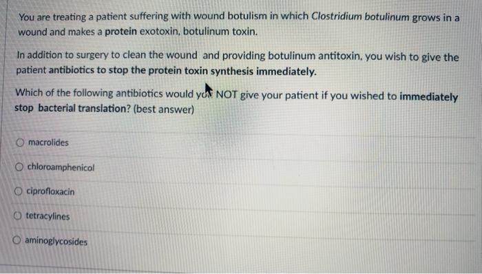 Solved You have isolated a bacterium from an infected | Chegg.com