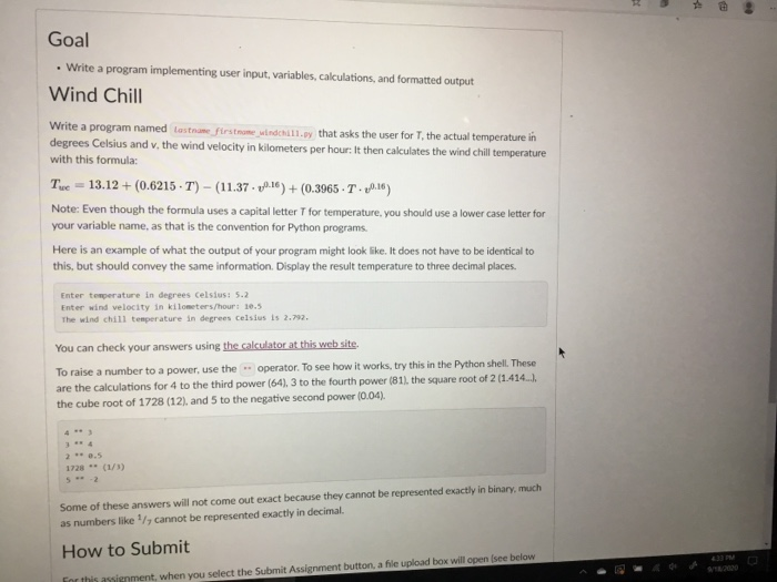 Solved 3 Goal . Write a program implementing user input, | Chegg.com