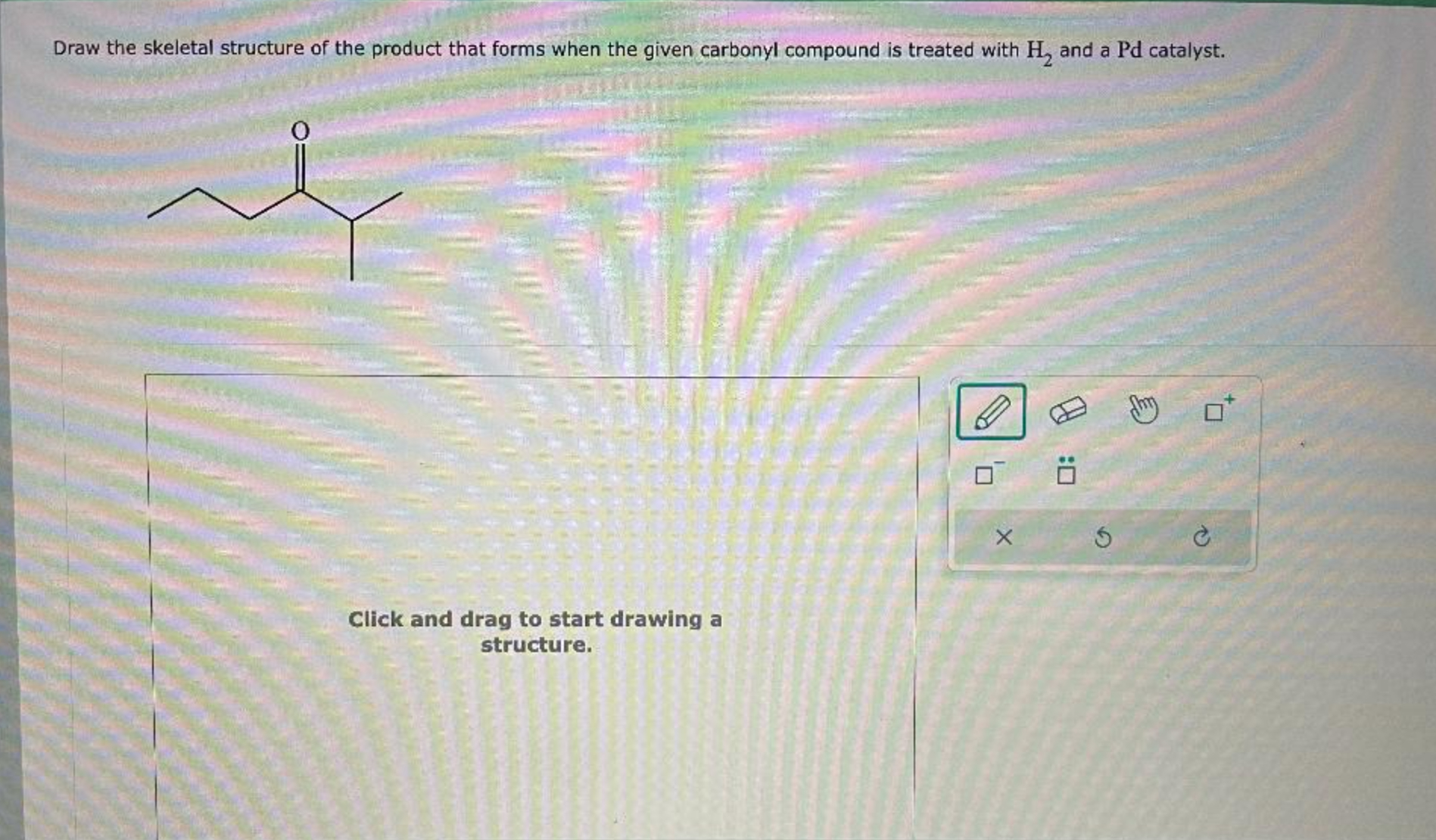 Solved Draw the skeletal structure of the product that forms | Chegg.com