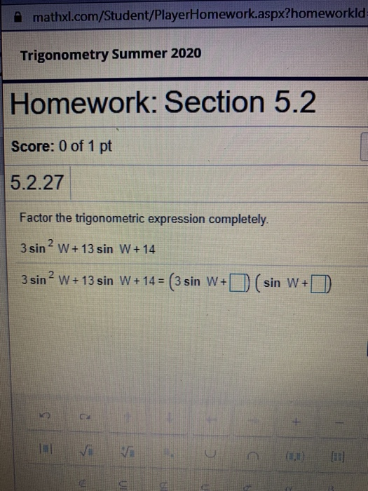 Solved Mathxl.com/Student/PlayerHomework.aspx?homeworkld | Chegg.com