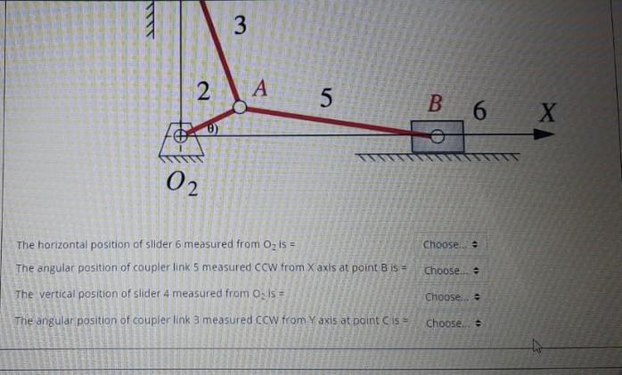 Solved he sixbar mechanism shown in figure below is analyzed | Chegg.com