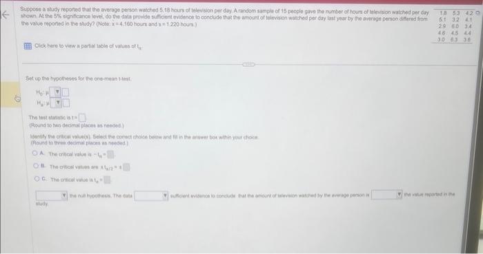Solved the value reported in the study? (Note: x=4.160 hours | Chegg.com