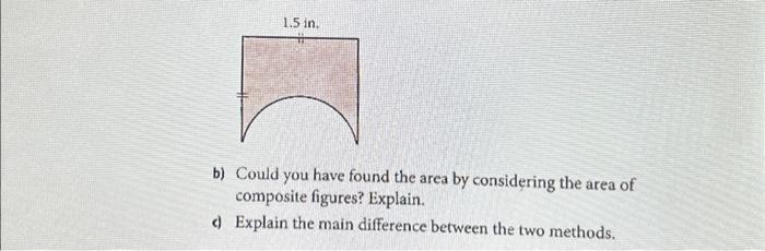 Solved B) Could You Have Found The Area By Considering The | Chegg.com