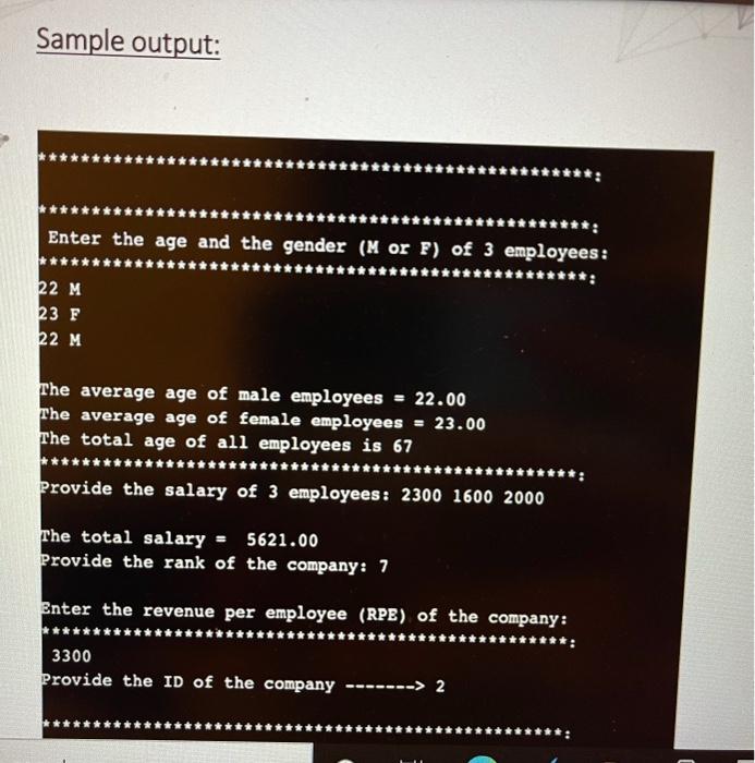 Solved Problem Write a C program that calculates the total | Chegg.com