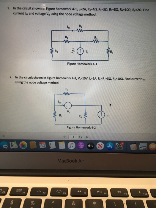 Solved 1. In the circuit shown in Figure homework 4-1, | Chegg.com