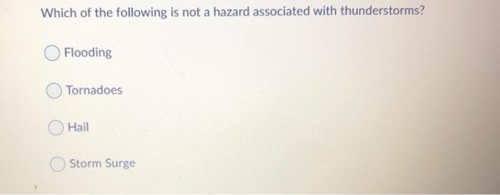 Solved Which of the following is not a hazard associated | Chegg.com