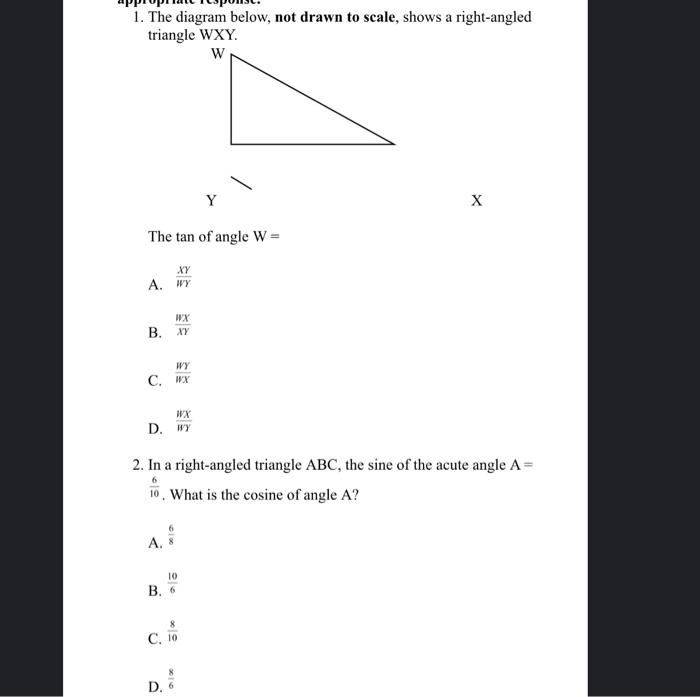 Solved 1. The Diagram Below, Not Drawn To Scale, Shows A | Chegg.com