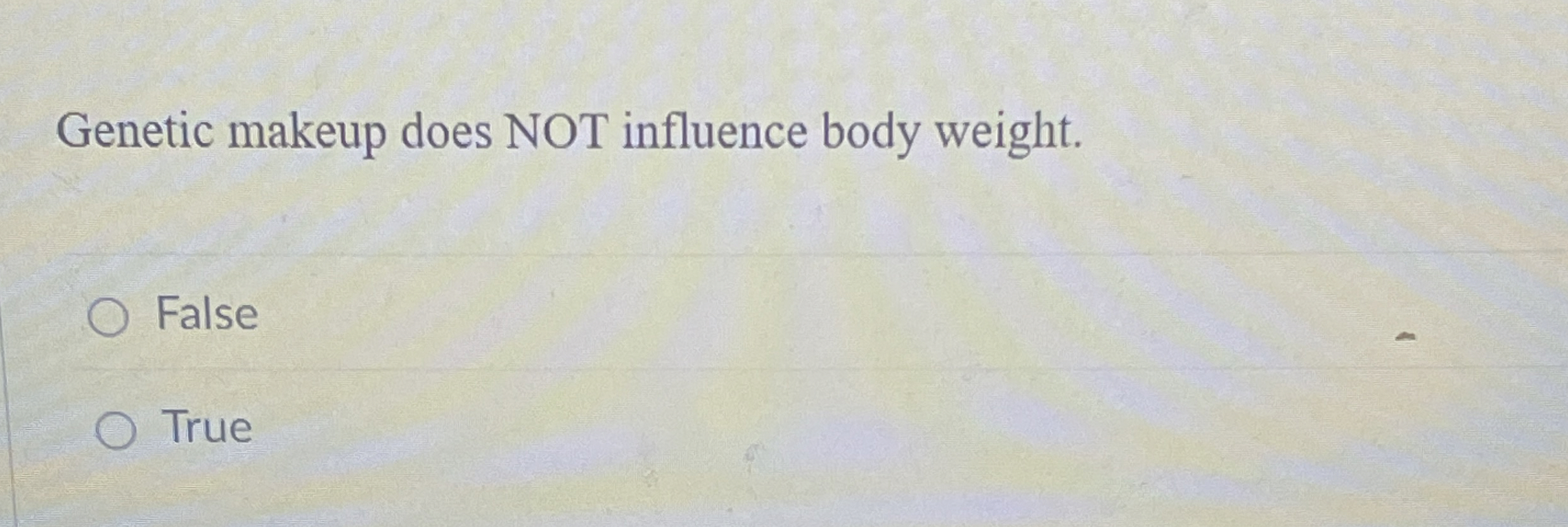 Solved makeup does NOT influence body