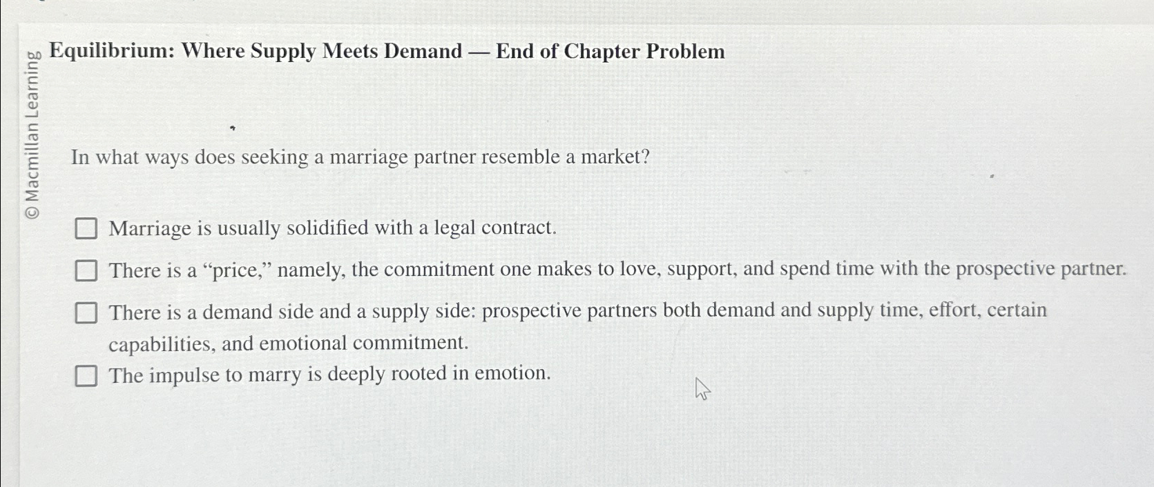 Solved iax Equilibrium Where Supply Meets Demand — ﻿End of