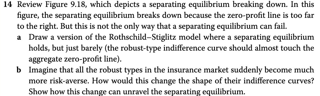 Solved 14 Review Figure 9.18, which depicts a separating | Chegg.com