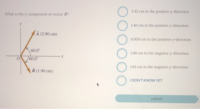Solved 2.42 cm in the positive y-direction What is the | Chegg.com