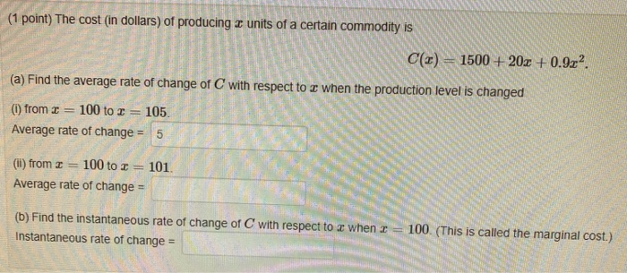 Solved (1 point) The position of a body moving on a | Chegg.com