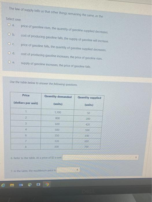 Solved A decrease in quantity demanded is represented by a | Chegg.com
