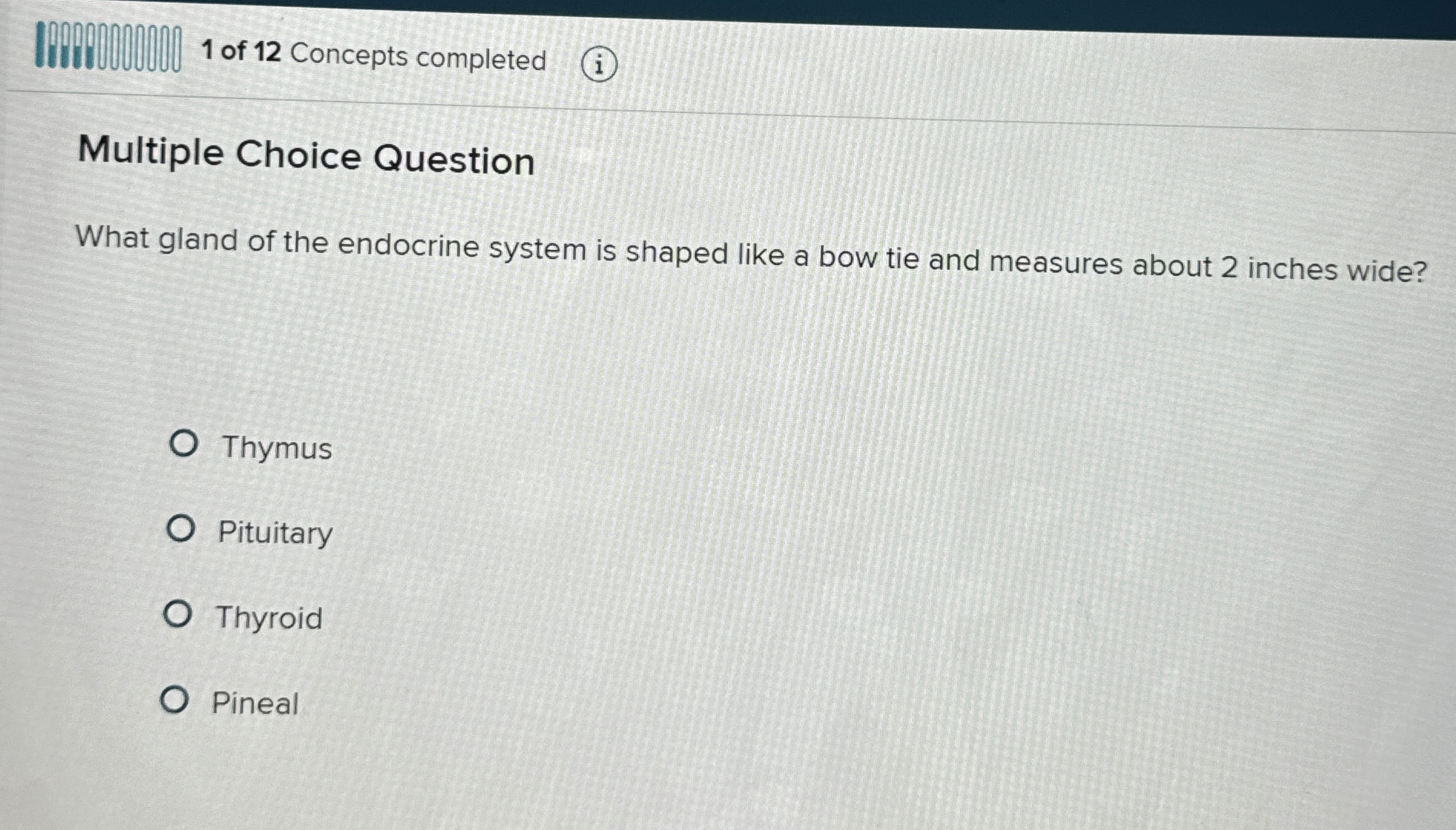 Solved Multiple Choice QuestionWhat gland of the endocrine