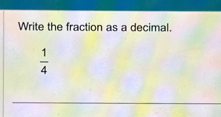 write 14 1 4 as a decimal