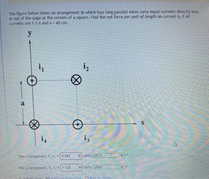 Solved The figure below shows an arrangement in which four | Chegg.com