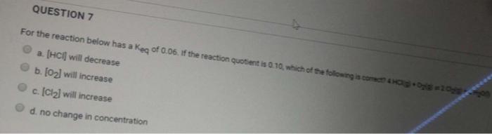 Solved For the reaction below, which will result in a net | Chegg.com