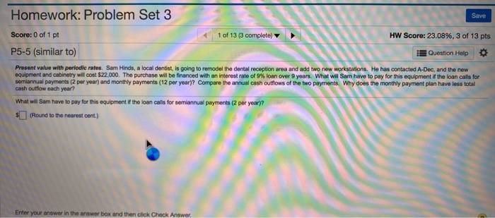 Solved Set 3 Homework: Problem Set 3 Save Score: 0 of 1 pt 1 | Chegg.com