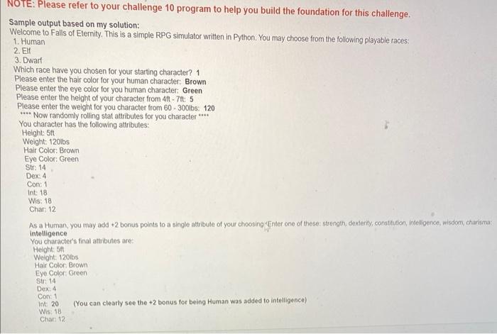 Solved In challenge 11 you will write a program that builds | Chegg.com