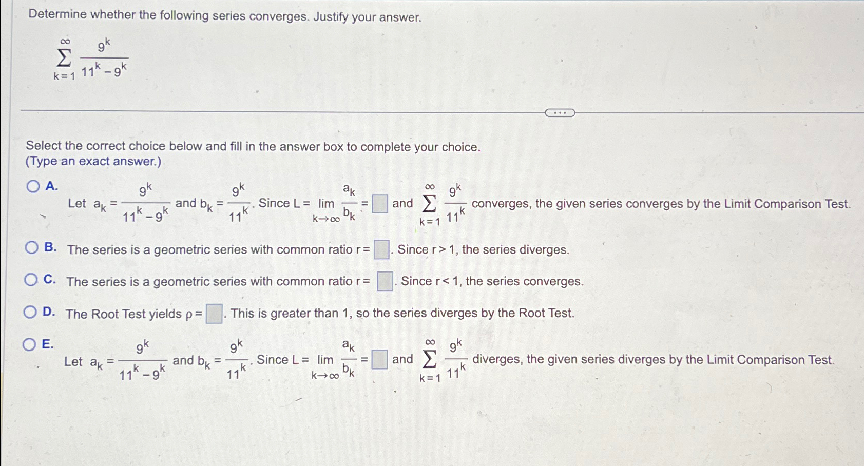 Solved Determine Whether The Following Series Converges