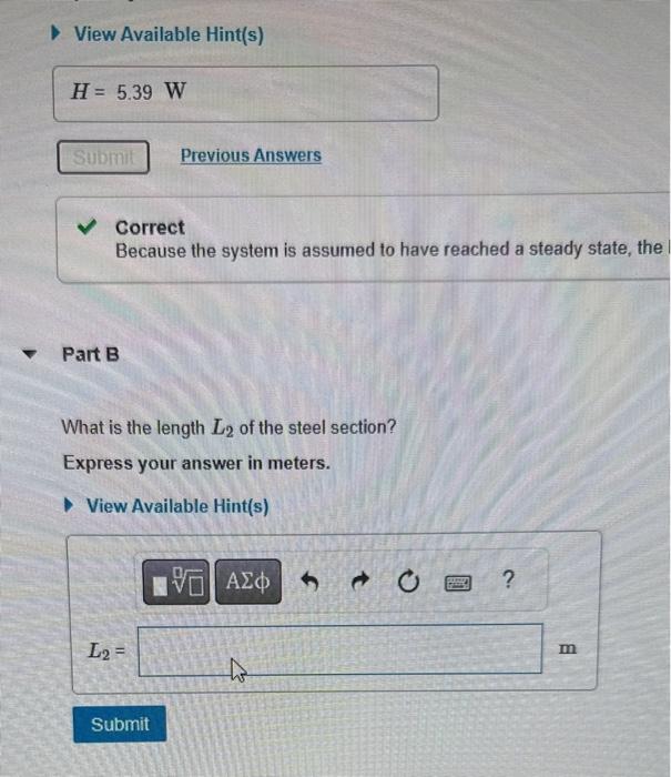 Solved A long rod, insulated to prevent heat loss along its