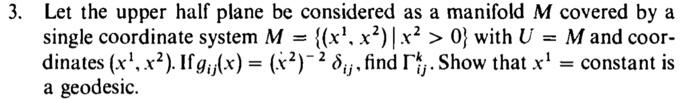 Solved 1. Using ∇EiEj=∑kΓijkEk and Exercise 3.3, show that | Chegg.com