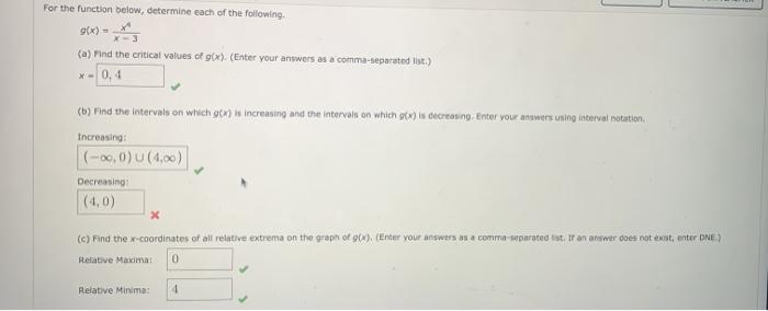 Solved Suppose the function ) has a domain of all real | Chegg.com