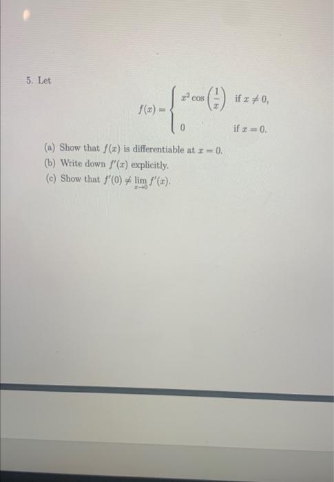 Solved 3 Let F G R→r Be Two Functions Satisfying I